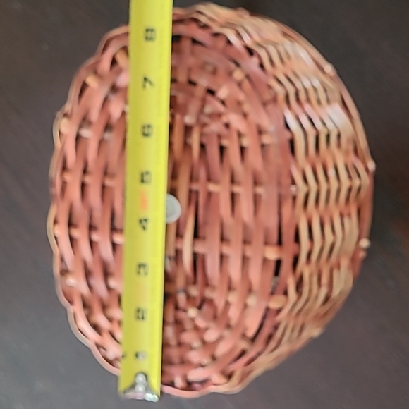 TWO great well made nesting baskets made in The Philippines tan and light yellow - Picture 5 of 14